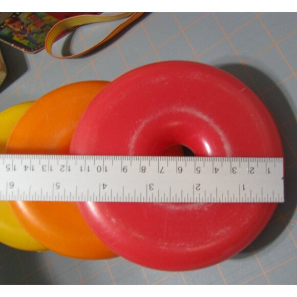 Vintage Teach-A-Tot Stacking Rings & Fisher-Price 1960s Toy Camera Bundle - Picture 4 of 5